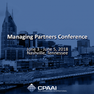 Managing Partners Conference June 3 – June 5, 2018 Nashville