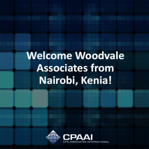 Welcome Woodvale Associates from Nairobi, Kenia! #CPAAIMembers