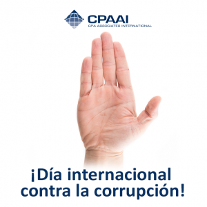 Día internacional contra la corrupción. International Anti-Corruption Day Dia Internacional contra a Corrupção