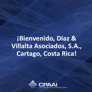 ¡Bienvenido, Diaz & Villalta Asociados, , Cartago, Costa Rica! #CPAAIMembers