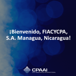 ¡Bienvenido, @FIACYCPA, Managua, Nicaragua! #CPAAIMembers