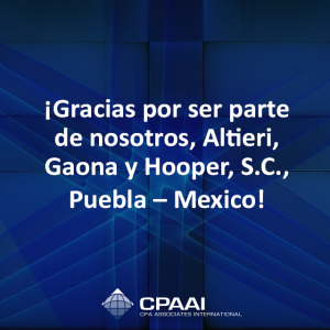 ¡Gracias por ser parte de nosotros, Altieri Gaona y Hooper S. C, Puebla –…