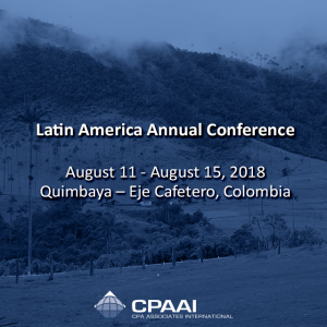 Latin America Annual Conference August 11 – August 15, 2018 #Quimbaya – Eje Cafetero,…