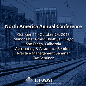 North America Annual Conference October 21 – October 24, 2018 Manchester Grand Hyatt-San Diego…