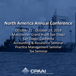 North America Annual Conference October 21 – October 24, 2018 Manchester Grand Hyatt-San Diego…