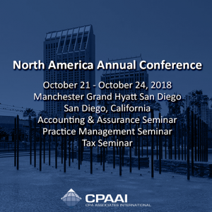 North America Annual Conference October 21 – October 24, 2018 #ManchesterGrandHyattSanDiego San Diego, California…