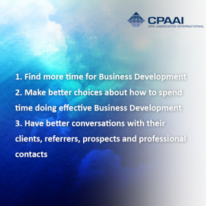 Accountants & business advisers make Business Development harder than they need to
