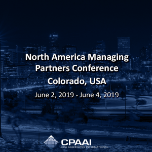 North America Managing Partners Conference – #Colorado #USA June 2, 2019 – June 4,…