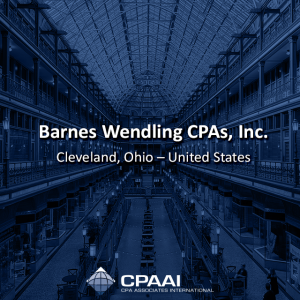 Barnes Wendling CPAs, a Cleveland based financial services company, has been serving closely held…